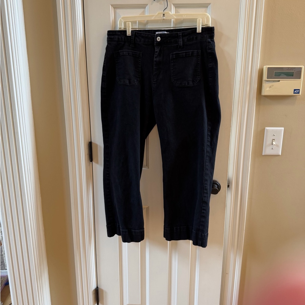 Black Cropped Jeans Size 14